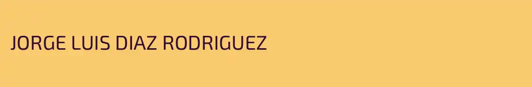 JORGE LUIS DIAZ RODRIGUEZ